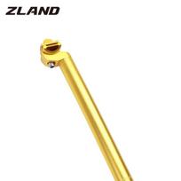 ZLAND Lightweight Alloy Dropper Seatpost Road Mountain Bikes 25.4/27.2/28.6/30.4/30.9/31.6mm Diameter 28.6mm yellow
