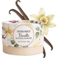Herb and Root Talc-Free Body Dusting Powder Rose Vanilla Sandalwood Lavender Jasmine and Gift Set Full beige
