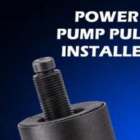 Steel Power Steering Pump Pulley Puller and Installer Kit for For ford For General Motors 1 1/8 to 1 3/8 Hub SizesGood product blue