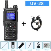 Baofeng UV-28 PRO Max Racija 10W Daugiajuostė Belaidžio Dažnio Kopijavimo Ilgo Nuotolio Imtuvas C Tipo AM Dvipusis Nešiojamas Radijo Imtuvas US