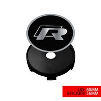 4Pcs 60MM/63MM/68MM Car Wheel Center Hub Caps Cover for Volkswagen Polo GTI Touareg Rline E8 Golf Passat Beetle Vento Jetta Tiguan