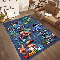 Roblox 14 Floor Mat Suitable for Playrooms Foyer Living Rooms Hallway Anti-slip Rug Decorate Offices Perfect Birthday/Christmas Gift Idea 100cmx120cm