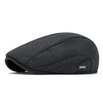 Fleece thermal beret men's autumn and winter forward hat British adjustable newsboy hat fashion casual cap Adjustable juoda