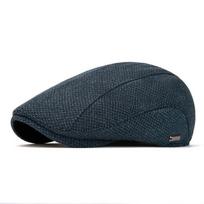 Fleece thermal beret men's autumn and winter forward hat British adjustable newsboy hat fashion casual cap Adjustable gray