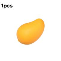 Squishy Mango Squeeze Ball Toys Slow Rebound Mango Anxiety Sensory Squeeze Fidget Toy Durable Washable Stress Ball For Adult yellow