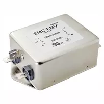 Akyga EN2070-3-F vienfazis EMI filtras, 3 A, 120–250 V AC, 50/60 Hz, 6,3 mm jungtys