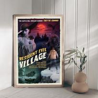 Vaizdo žaidimas R-Residents-Evil Geros kokybės spaudiniai ir plakatai Vintažinis kambario, baro, kavinės, namų dekoras 30cm×40cm NoFrame black