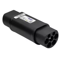 Akyga AK-SC-E21 elektromobilio įkrovimo adapteris Type 2 – GB/T, trifazis, 32 A, 22 kW, IP55, juodas