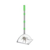 32-Inch Adjustable Long-Handled Catcher - Humane Insect Release Tool, Safe No- Catcher for Home Garden Patio Outdoor One Size green