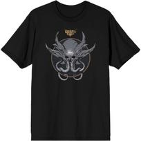 Dungeons & Dragons Baldur's Gate Mind Flayer Black T-Shirt XL gray