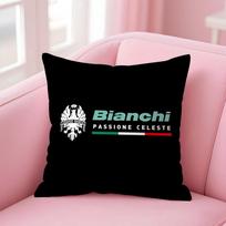 BBianchi Logotipo Pagalvės užvalkalas Trumpas pliušas Nematomas užtrauktukas Kambario Sofos Pagalvės užvalkalas 30X30cm white