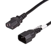 Akyga AK-PC-11A maitinimo ilgintuvas IEC C14 – IEC C13, CCA 3x0,5 mm², 5 m, juodas