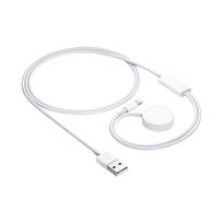 Akyga AK-SW-43 įkrovimo kabelis, skirtas Apple Watch Ultra 2 / Series 9/8/7/6/5/4/3/2/1, su Lightning jungtimi, USB, 1 m, baltas