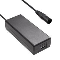 Akyga AK-EV-04 elektrinio dviračio įkroviklis 48 V akumuliatoriams, 54,6 V / 2 A, 110 W, XLR 3 kontaktų kištukas, 1 m