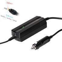 Akyga AK-ND-37 automobilinis nešiojamojo kompiuterio įkroviklis 19 V / 4,74 A, 90 W, 5,5 x 3,0 mm + kaištis, skirtas Samsung