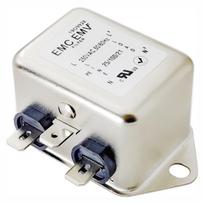 Akyga EN2020-6-F vienfazis EMI filtras, 6 A, 120-250 V AC, 50/60 Hz, 6,3 mm gnybtai