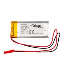 Akyga AKY0486 LP502248 Li-Po akumuliatorius 3,7 V 450 mAh su PCM, JST 2,54 mm 2 kontaktų jungtis, 150 mm laidai