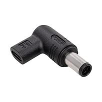 Akyga AK-ND-C07 USB-C – DC 7,4 x 5,0 mm + kaištis adapteris nešiojamojo kompiuterio įkrovimui, 18,5-20 V, 100 W, skirtas HP