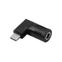Akyga AK-ND-D09 DC 5,5 x 3,0 mm + kaištis – USB-C PD adapteris nešiojamojo kompiuterio įkrovikliui, 65 W, skirtas HP