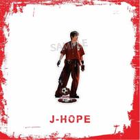 Jungkook 26th Anniversary World Cup 15cm Double-Sided Acrylic Standee Ornament black