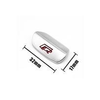 3D Aluminum Alloy Rline Emblem For Volkswagen VW GTI R Line Polo Golf Passat I6Jetta Car Steering Wheel Metal Stickers Accessories