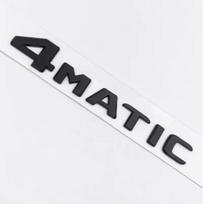 3D ABS Car Logo 4MATIC Emblem Letters For Mercedes W203 W204 W205 W206 W176 W177 W246 FWHJK3 W212 W213 X156 X253 C E S GLA Accessories
