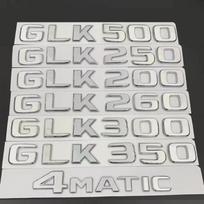 Automobilio bagažinės raidės Logotipo ženklelis Lipdukai Mercedes-Benz GLK klasės GLK200 GLK260 GLK280 GLK300 GLK350 GLK500 GLK250 GLK350