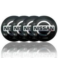 60/65mm Automobilio rato centrinis lipdukas Stebulės lipdukas Priedai Nissan Nismo Almera Elgrand Leaf Murano NV200 Pulsar Teana X-Trail 65mm black