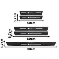 4/5/1 vnt. Anglies Pluošto Automobilio Durų Slenksčio Apsaugos Lipdukai Su Logotipu BMW X2 X3 E60 E93 E87 G01 G20 X3 X5 F30 F20 E36 E46 E53