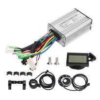 KT Controller Kit 36V 48V 350W LCD3 Display Panel 17A Controller Power Pedal Assist Sensor Thumb Throttle Set gray