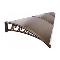 Stogelis virš durų Metal-Gum, rudas, 2 dydžiai 300x100 cm