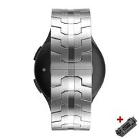 Nerūdijančio plieno apyrankė 20 mm 22 mm, skirta Samsung Galaxy Watch 6 Classic 43 47 mm 4 5 pro 40 44 mm 45 mm apyrankė, skirta Huawei 4 Pro GT 3 2e Huawei Watch 4 sidabras