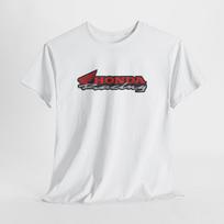 Honda Racing Motociklo Marškinėliai – Unisex Biker Medvilniniai Marškinėliai Vyrams Moterims Gerbėjams L white