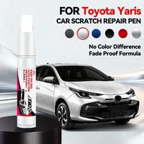 Skirta Toyota Yaris 1999-2025 XP90 XP130 XP210 Dažų taisymo rašiklis Palieskite įbrėžimų šalinimo priemonę „Pasidaryk pats“ Automobilio priedai Juoda Balta Pilka Raudona perlų baltos spalvos