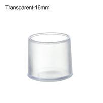 Apvalus dugnas Kojinės Neslystančios dangteliai Kėdės kojelių dangteliai Silikoninės pagalvėlės Plastikinio vamzdžio dangtelis Baldų kojelės 16mm skaidri