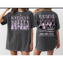 2026 Katseye Dvišalis Marškinėlis, Katseye Kpop Marškinėlis, Katseye Gražus Chaosas Marškinėlis, Kpop Muzikos Gerbėjų Dovanos, Katseye Mergaičių Marškinėlis, Kpop Gimtadienio Marškinėlis L gray