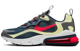 Nike Air Max 270 React 'Iron Grey Lime Crimson' Gs BQ0103-015 37.5