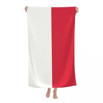 Lenkijos Lenkijos erelis Paplūdimio rankšluostis Lenkijos pasididžiavimas Minkštas linas Mikropluoštas Dušo rankšluosčiai W60*H120(CM)