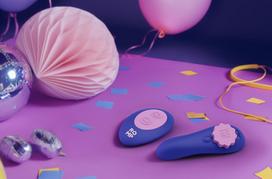 ROMP Party Wireless Silicone Panty Vibrator with Remote, Waterproof, 8.7 cm