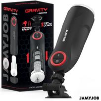 Jamyjob Gravity Automatic Intimate Machine 5 Modes USB Black-Red