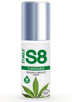 STIMUL8 S8 Cannabis Hybrid Intimate Lubricant 125 ml - Long-Lasting Formula