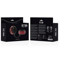 Fetish Submissive Dark Room Vegan Leather Handcuffs with Neoprene Lining