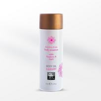 Shiatsu Luxury Edible Body Oil Raspberry & Apple 100ml - Nourishing Formula