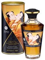 Shunga Aphrodisiac Warming Oil Caramel Kisses 100ml Edible Formula