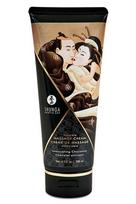 Shunga Massage Cream Chocolate 200ml - Silky Edible Body Care
