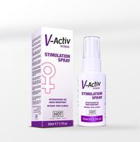 HOT V-Activ Stimulating Intimate Spray for Women 50 ml
