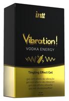Intt Vibration Vodka Energy Gel 15ml - Stimulating Effect, Unisex, Plant Extracts