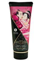 Shunga Massage Cream Raspberry 200ml - Silky Edible Body Care
