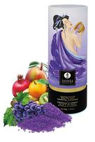 Shunga Bath Salts Exotic Fruits 500g - Dead Sea Crystals & Fragrant Candle
