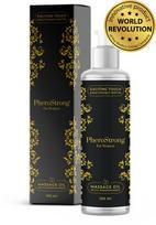 PheroStrong Massage Oil for Women 100ml - Fruity-Floral Scent & Pheromone Complex